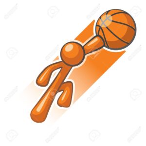 12803734-Orange-Man-basket-ball-hero-slam-dunk-image--Stock-Vector-basketball